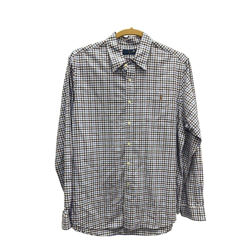 Ralph Lauren men’s cotton long sleeve button up dress shirt XXL